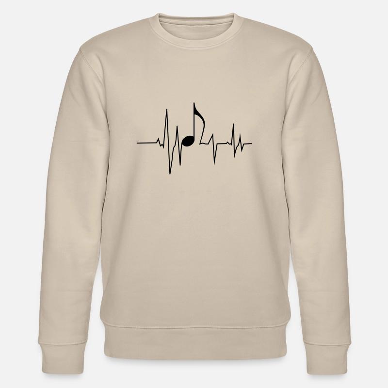 Fréquence musicale - Sweat bio CHANGER Stanley/Stella Unisexe - beige
