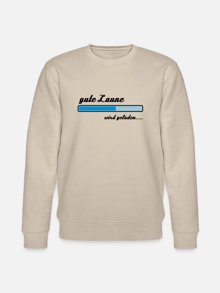 Gute Laune wird geladen... - Stanley/Stella Unisex Bio-Sweatshirt CHANGER  - Beige