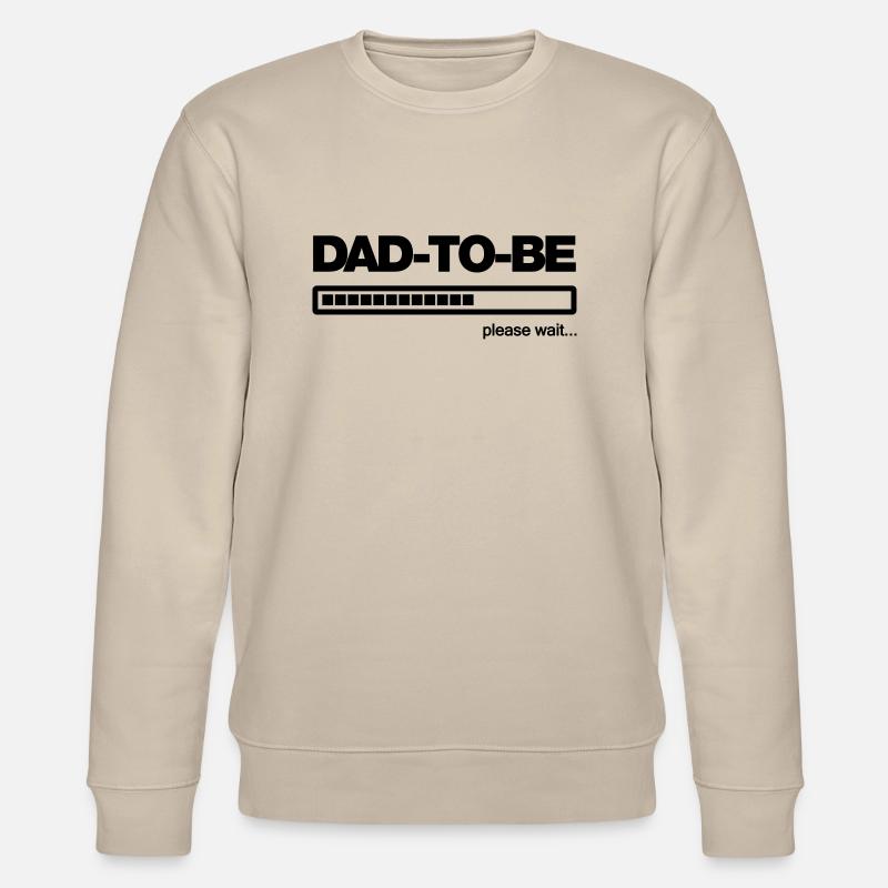 Dad in spe - Stanley/Stella Unisex Bio-Sweatshirt CHANGER  - Beige