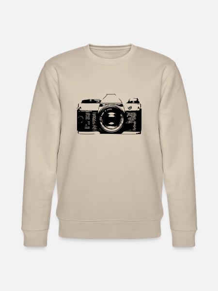 Retro Kamera - Stanley/Stella Unisex Bio-Sweatshirt CHANGER  - Beige