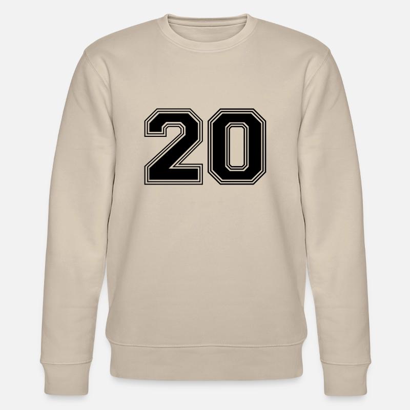 20_Nummer_20_(s31) - Stanley/Stella Unisex Bio-Sweatshirt CHANGER  - Beige