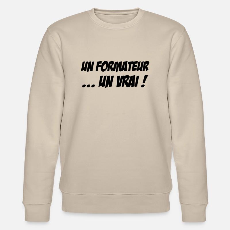 Ausbilder / Lehrer / Gestalter / trainer - Stanley/Stella Unisex Bio-Sweatshirt CHANGER  - Beige
