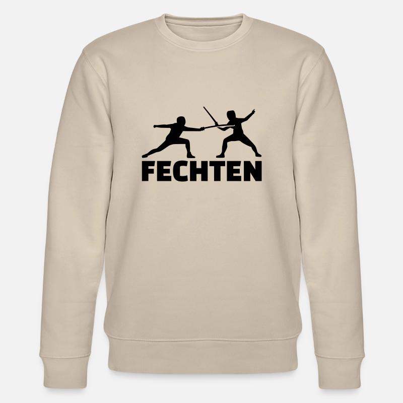 Fechten - Stanley/Stella Unisex Bio-Sweatshirt CHANGER  - Beige