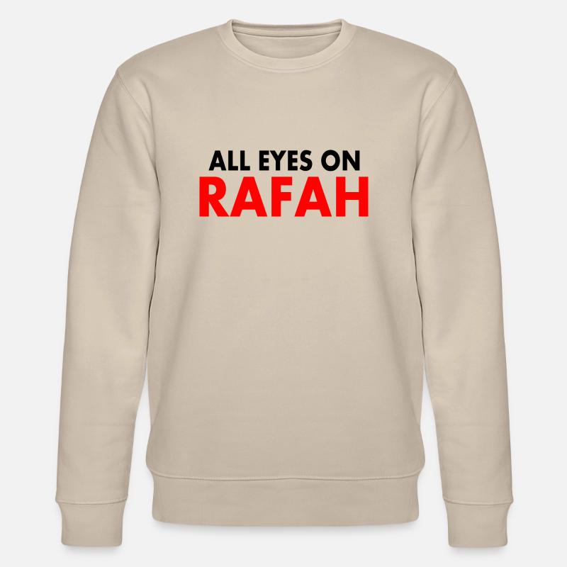 all eyes on rafah - Sweat bio CHANGER Stanley/Stella Unisexe - beige