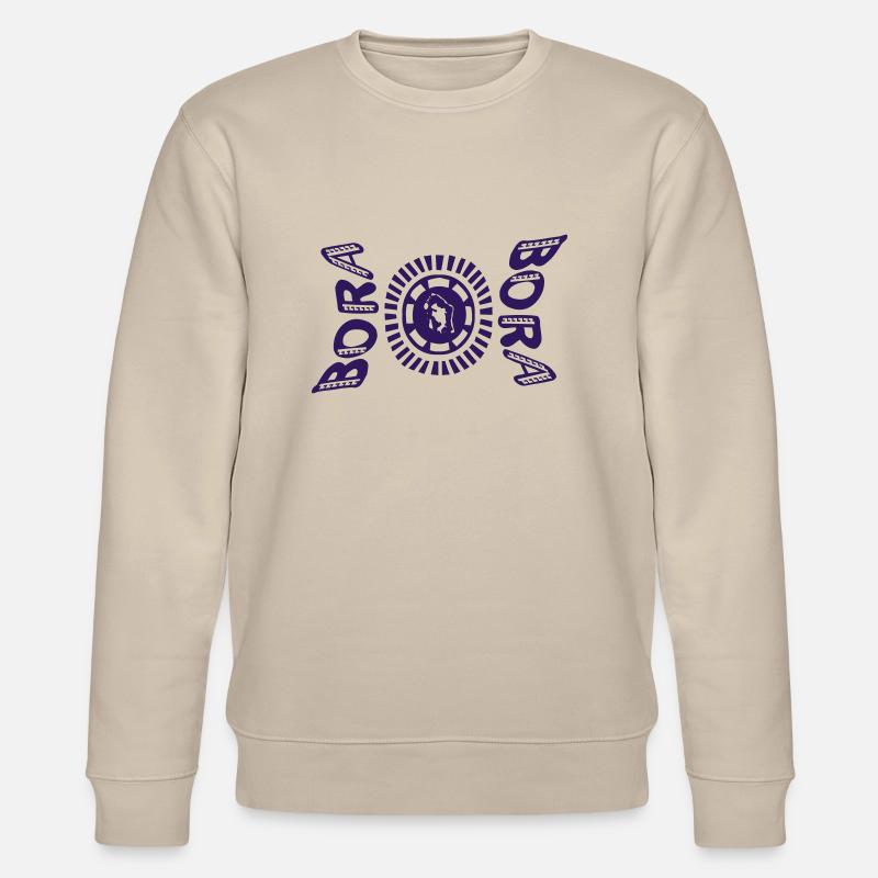 Tattoo-Karte Bora Bora - Stanley/Stella Unisex Bio-Sweatshirt CHANGER  - Beige