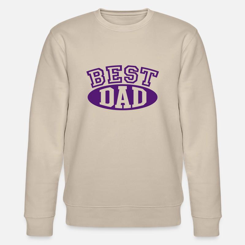 BEST DAD - Stanley/Stella Unisex Bio-Sweatshirt CHANGER  - Beige