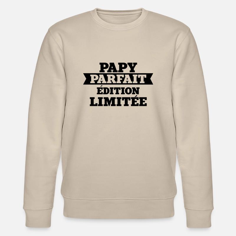papy parfait édition limitée - Sweat bio CHANGER Stanley/Stella Unisexe - beige