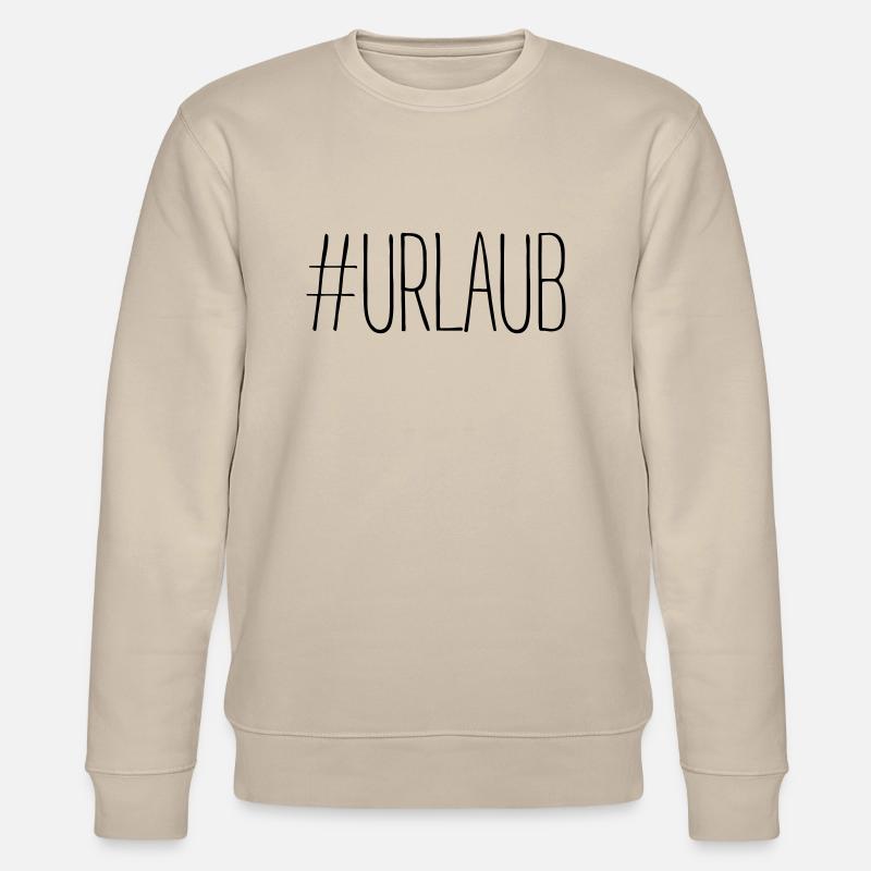 #Urlaub - Stanley/Stella Unisex Bio-Sweatshirt CHANGER  - Beige