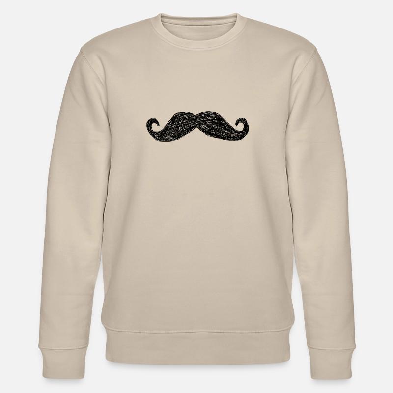 Moustache - Sweat bio CHANGER Stanley/Stella Unisexe - beige