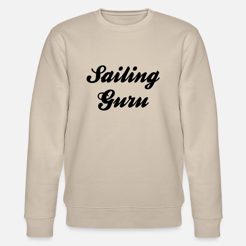 sailing guru - Stanley/Stella Unisex Bio-Sweatshirt CHANGER  - Beige