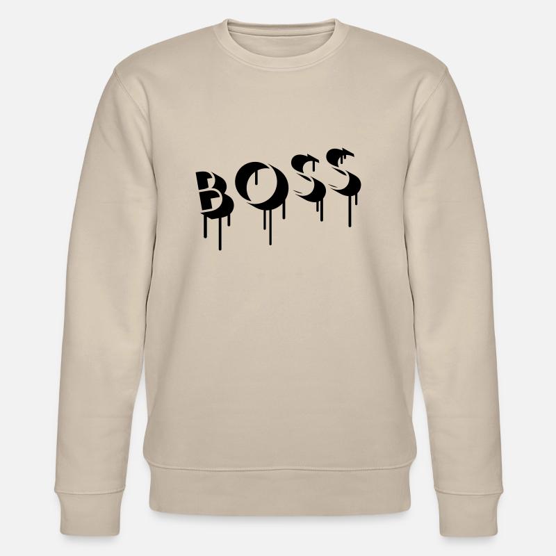Boss Graffiti - Stanley/Stella CHANGER Unisex Organic Sweatshirt - beige