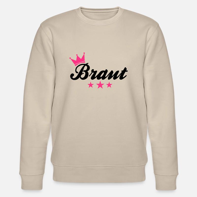 JGA - jeune mariée d'équipe - Sweat bio CHANGER Stanley/Stella Unisexe - beige
