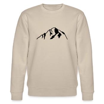 Mont Blanc - Sweat bio CHANGER Stanley/Stella Unisexe - beige - Devant - Nik (191cm) & Marisol (170cm)