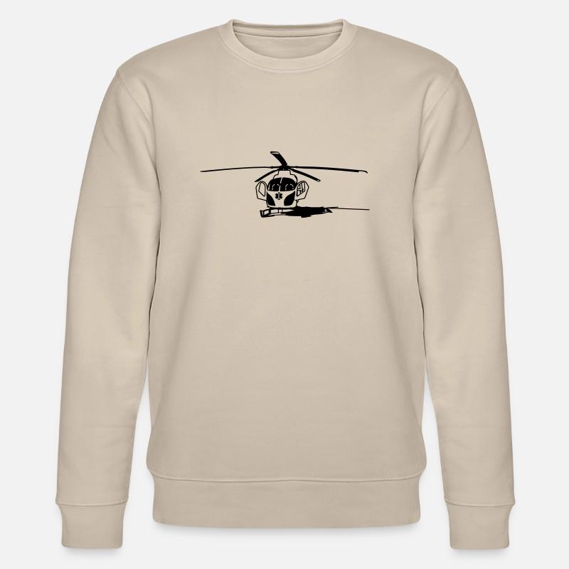 Hélicoptère hélicoptère terrestre - Sweat bio CHANGER Stanley/Stella Unisexe - beige