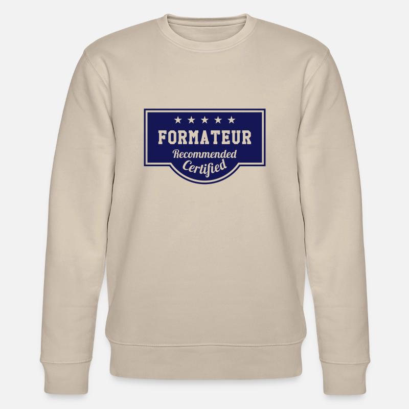 Ausbilder / Lehrer / Gestalter / trainer - Stanley/Stella Unisex Bio-Sweatshirt CHANGER  - Beige