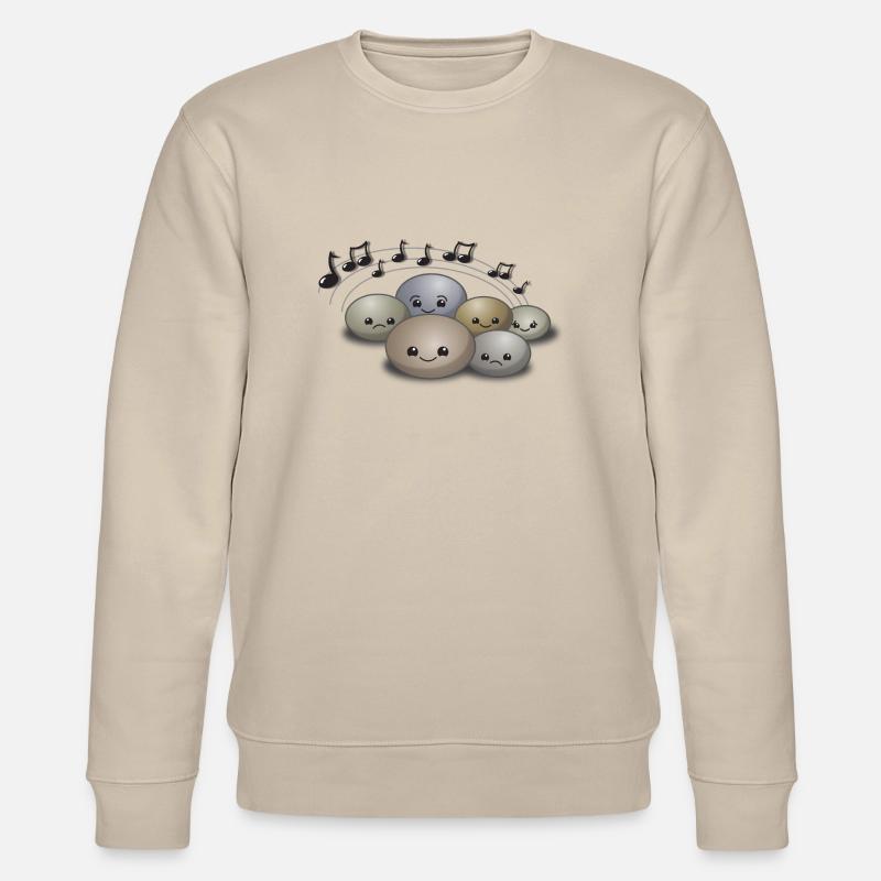 Steine Rock Konzert - Stanley/Stella Unisex Bio-Sweatshirt CHANGER  - Beige