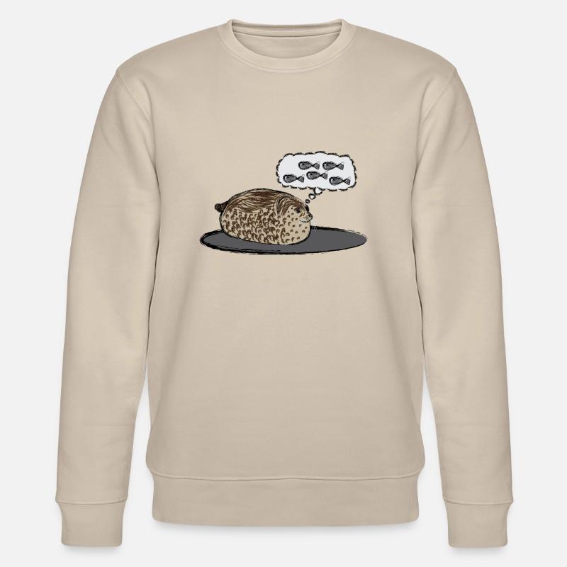 Dicke Robbe / Chubby Seal - Stanley/Stella Unisex Bio-Sweatshirt CHANGER - Beige