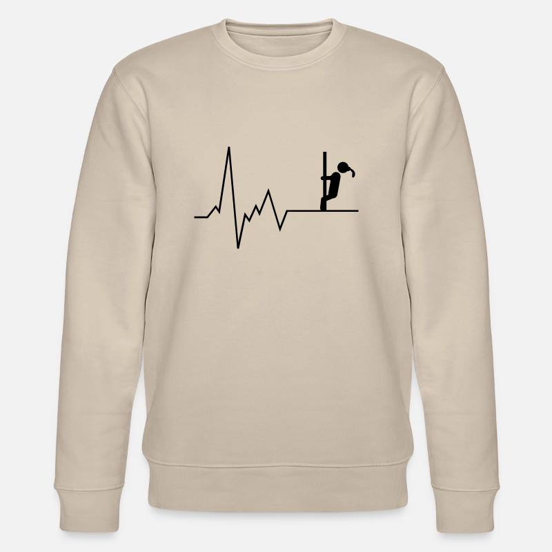 Batteur de cœur Pole Dancer - Sweat bio CHANGER Stanley/Stella Unisexe - beige