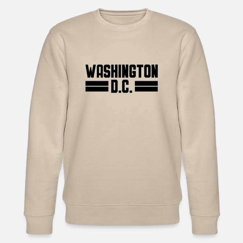 WASHINGTON DC Desing - Stanley/Stella Unisex Bio-Sweatshirt CHANGER  - Beige