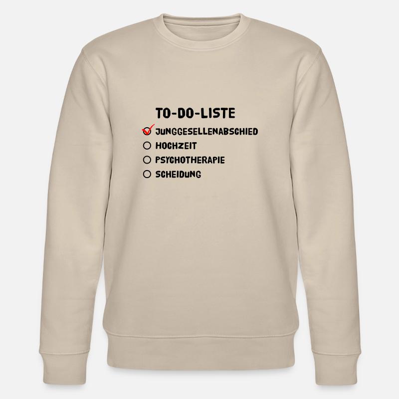 junggesellenabschied - Stanley/Stella Unisex Bio-Sweatshirt CHANGER  - Beige