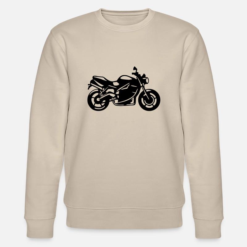 Motorcycle - Stanley/Stella CHANGER Unisex Organic Sweatshirt - beige