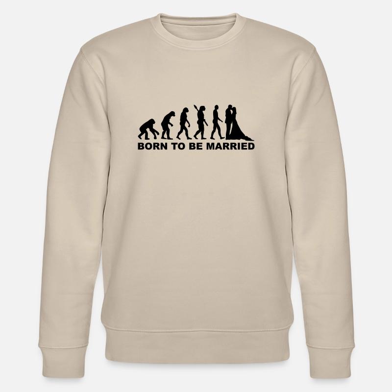 Evolution Wedding - Stanley/Stella CHANGER Unisex Organic Sweatshirt - beige