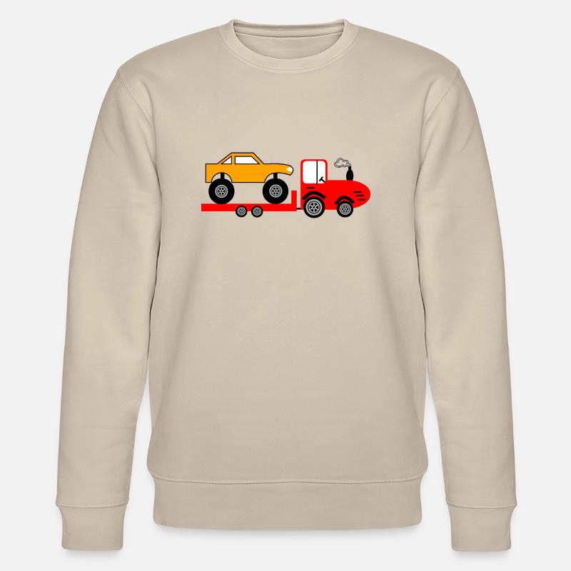 Traktor - Stanley/Stella Unisex Bio-Sweatshirt CHANGER  - Beige