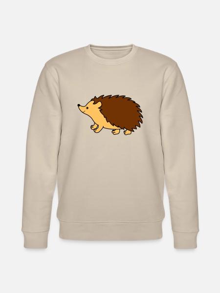 Hedgehog Comic - Stanley/Stella CHANGER Unisex Organic Sweatshirt - beige