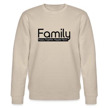Famille Heureux Ensemble Plus heureux Séparé - Sweat bio CHANGER Stanley/Stella Unisexe - beige - Devant - Nik (191cm) & Marisol (170cm)
