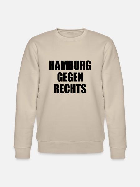 hamburg gegen rechts - Stanley/Stella Unisex Bio-Sweatshirt CHANGER - Beige