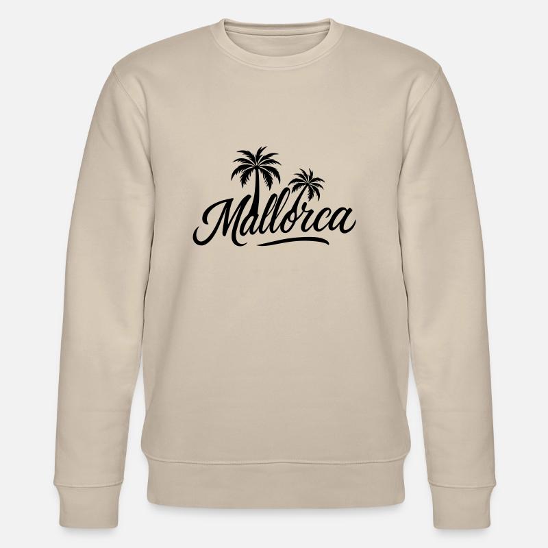 Mallorca Palmen - Stanley/Stella Unisex Bio-Sweatshirt CHANGER  - Beige