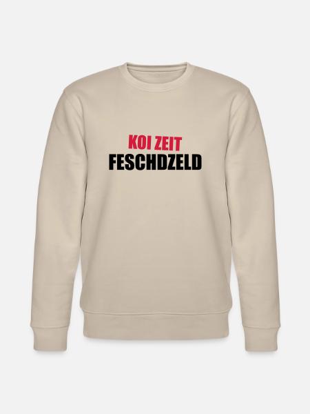 Koi Zeit Feschdzeld - Stanley/Stella Unisex Bio-Sweatshirt CHANGER - Beige