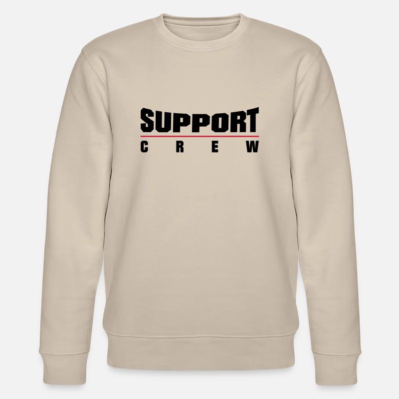Support Crew - Stanley/Stella Unisex Bio-Sweatshirt CHANGER  - Beige