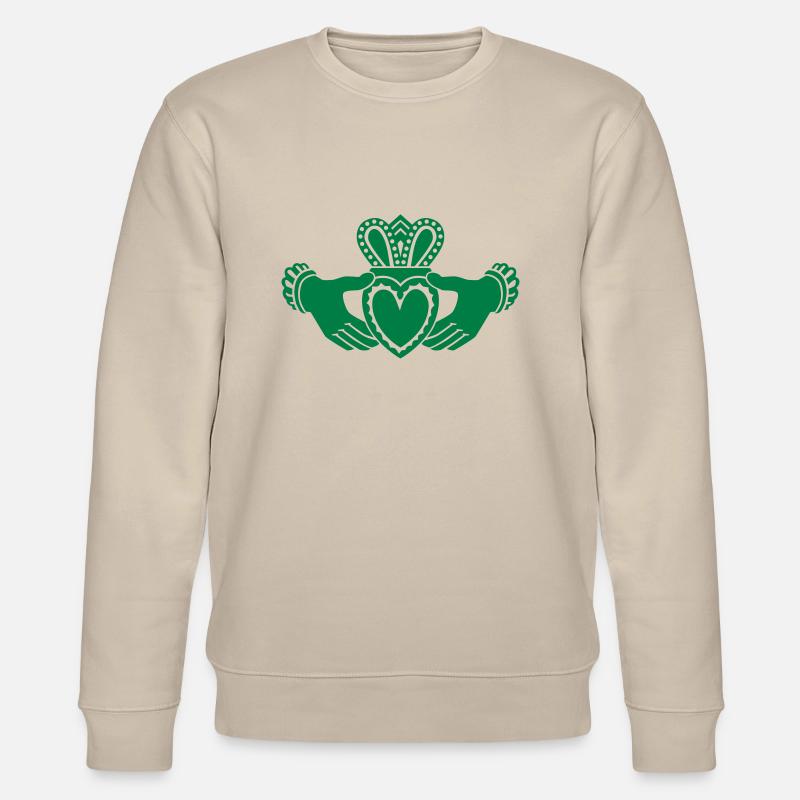 Claddagh - Stanley/Stella Unisex Bio-Sweatshirt CHANGER  - Beige
