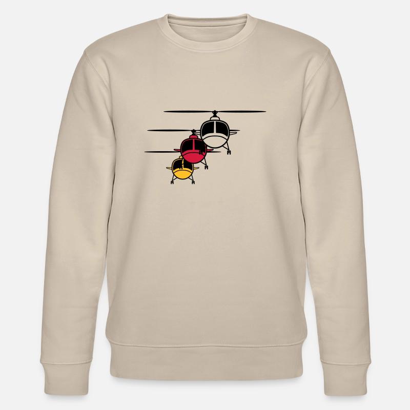 Formation hélicoptère hélicoptère - Sweat bio CHANGER Stanley/Stella Unisexe - beige