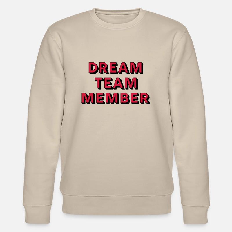 DREAMTEAM - Stanley/Stella Unisex Bio-Sweatshirt CHANGER  - Beige