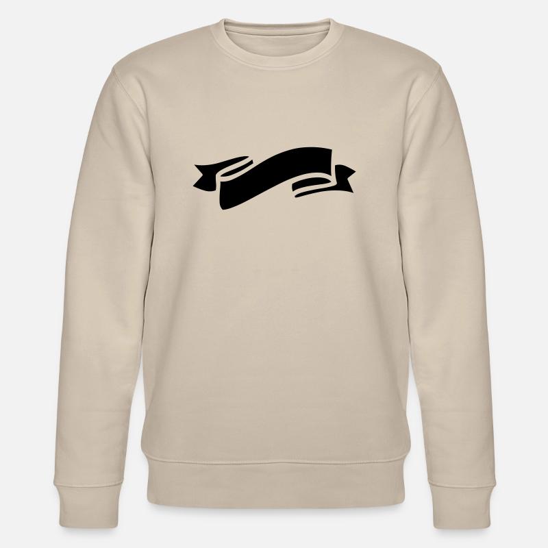 banderole symbol - Stanley/Stella Unisex Bio-Sweatshirt CHANGER  - Beige
