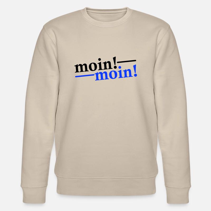 Moin Moin Gruß - Stanley/Stella Unisex Bio-Sweatshirt CHANGER  - Beige