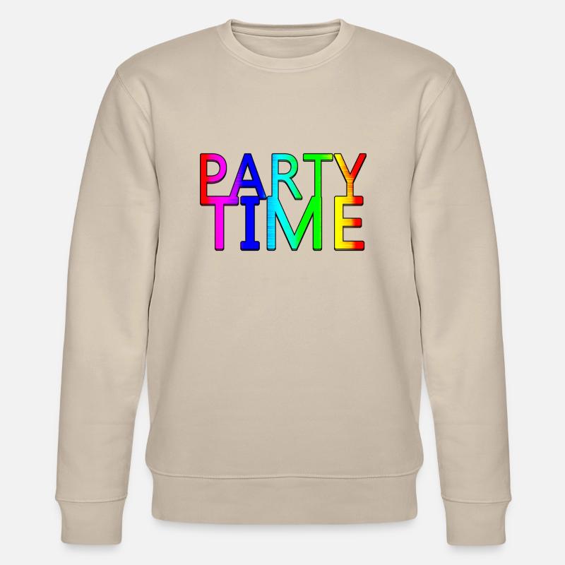 Party-Zeit! - Stanley/Stella Unisex Bio-Sweatshirt CHANGER  - Beige