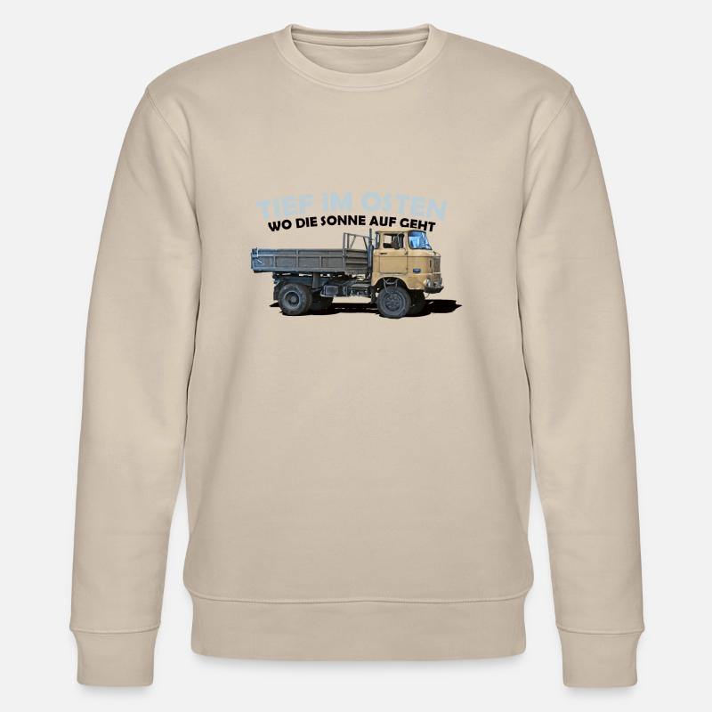 ifa w50 ddr ossi - Stanley/Stella Unisex Bio-Sweatshirt CHANGER - Beige