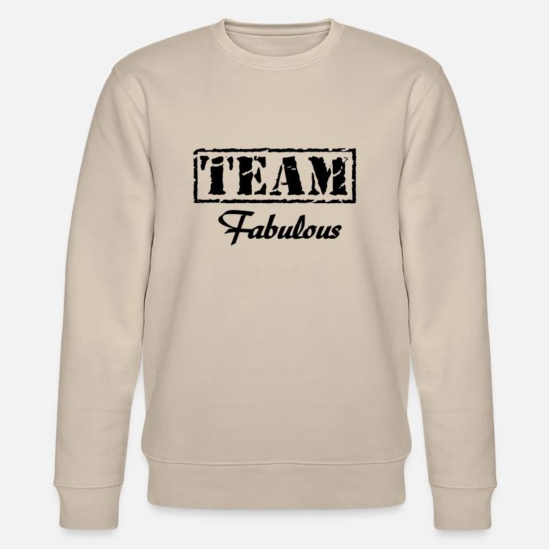 Team Fabulous - Stanley/Stella Unisex Bio-Sweatshirt CHANGER  - Beige