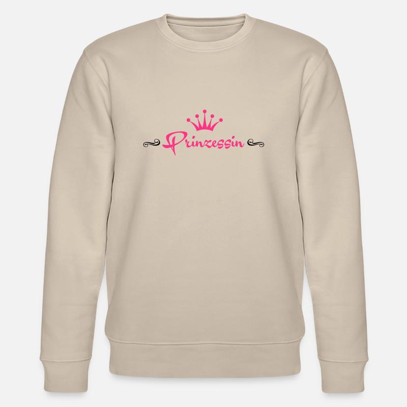(100_prinzessin2_2c) - Stanley/Stella Unisex Bio-Sweatshirt CHANGER - Beige