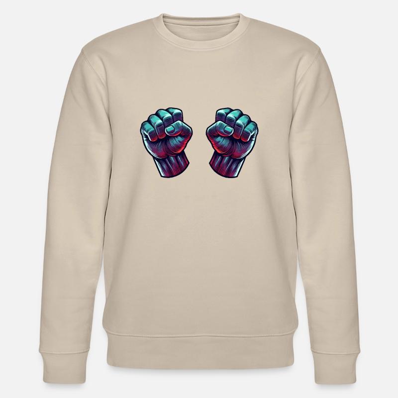 Faust Comic 2 - Stanley/Stella CHANGER Unisex Organic Sweatshirt - beige