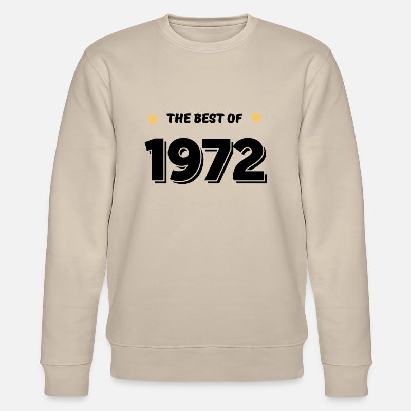 Das Beste von 1972 - Stanley/Stella Unisex Bio-Sweatshirt CHANGER  - Beige