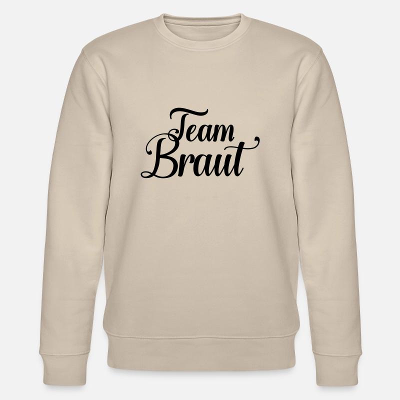 Team Braut - Stanley/Stella Unisex Bio-Sweatshirt CHANGER - Beige