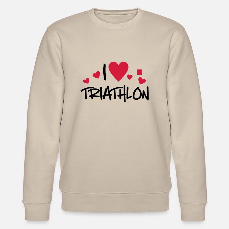 Triathlon - Stanley/Stella Unisex Bio-Sweatshirt CHANGER  - Beige