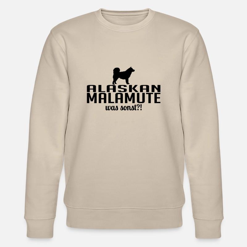 ALASKAN MALAMUTE was sonst - Stanley/Stella Unisex Bio-Sweatshirt CHANGER  - Beige