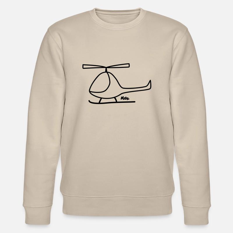 Hubschrauber - Stanley/Stella Unisex Bio-Sweatshirt CHANGER  - Beige