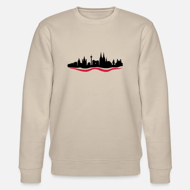 Cologne Skyline - Sweat bio CHANGER Stanley/Stella Unisexe - beige