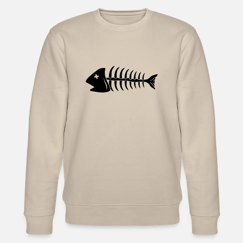 fish - Sweat bio CHANGER Stanley/Stella Unisexe - beige
